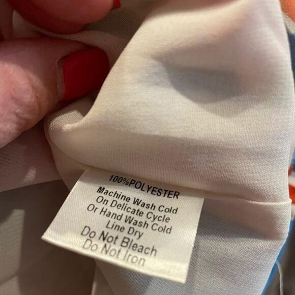 Colorful Long Sleeve Keyhole Detail Cerulean Blu Sheath Dress Sz XS - Picture 4 of 4